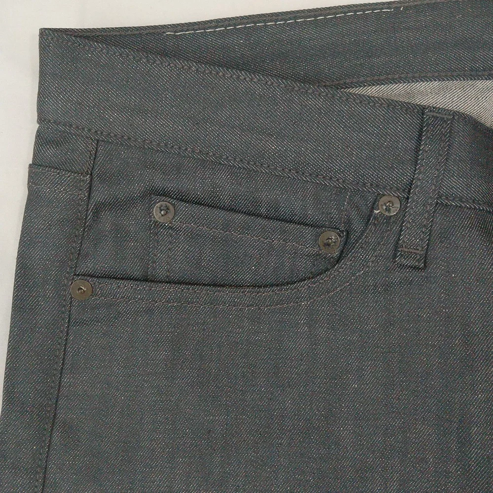 Rag bone fit 2 slim mid rise tailored raw grey denim jeans men's Sz 34w/32L - Picture 3 of 14